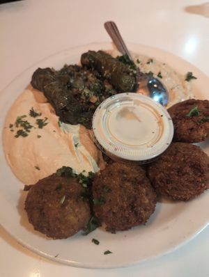 Vegetarian combo at Aladdin's Eatery - Hyde Park in Cincinnati