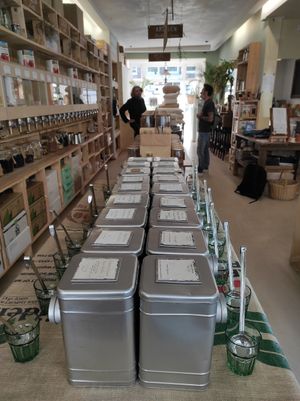 Bulk products at Little Plant Pantry in Amsterdam