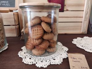 Fig cookies at Little Plant Pantry in Amsterdam