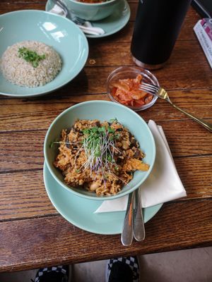 Kimchi bowl at Little Plant Pantry in Amsterdam