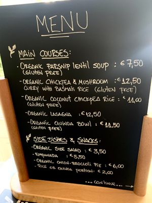 Our new menu 🥕🍎🥔  at Little Plant Pantry in Amsterdam