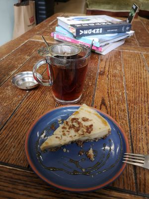 Cheesecake at Little Plant Pantry in Amsterdam