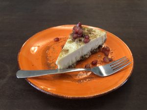 Lemon cheesecake  at Little Plant Pantry in Amsterdam