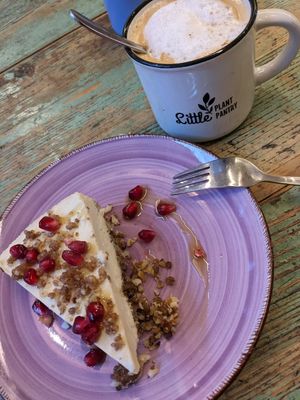 Lemon&Lime cheesecake at Little Plant Pantry in Amsterdam