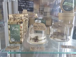 Home made vegan cheese! at Little Plant Pantry in Amsterdam