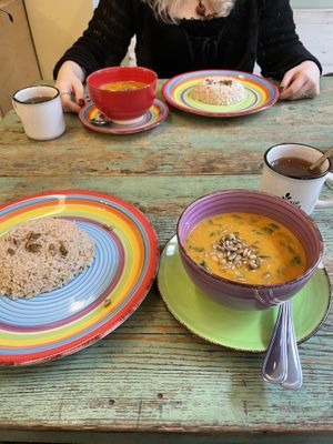 Chickpea pumpkin curry  at Little Plant Pantry in Amsterdam