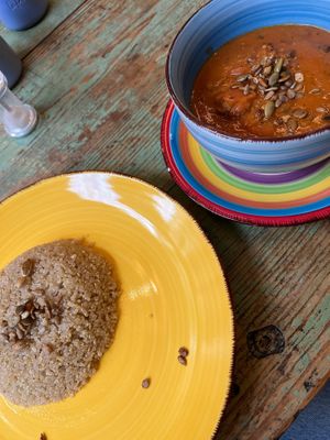 Stew with grains!  at Little Plant Pantry in Amsterdam