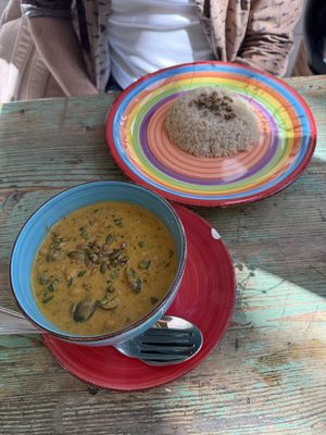 Chickpea curry  at Little Plant Pantry in Amsterdam