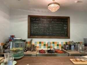 Today’s menu at Little Plant Pantry in Amsterdam