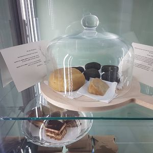 Yerba cheeses so tasty  at Little Plant Pantry in Amsterdam