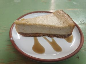 Cheesecake at Little Plant Pantry in Amsterdam
