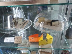 Vegan cheese at Little Plant Pantry in Amsterdam