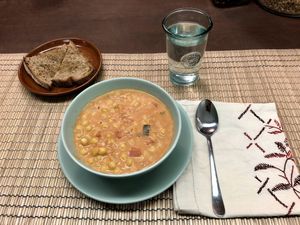 Thai chickpea stew at Little Plant Pantry in Amsterdam