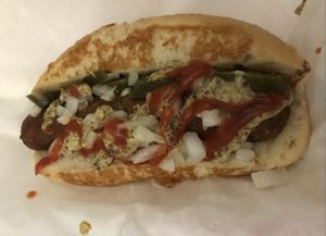 Chipotle vegan dawg   at Dat Dog in New Orleans