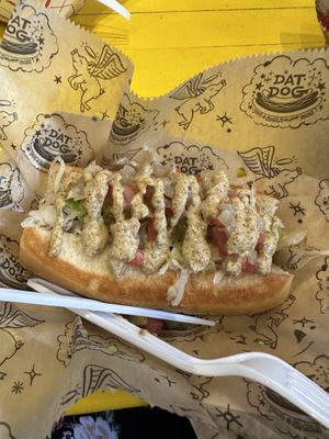Banger brat  at Dat Dog in New Orleans