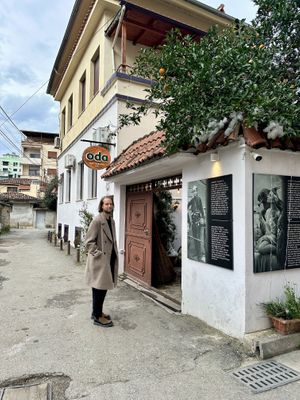 Outsidee  at Oda's Garden in Tirana