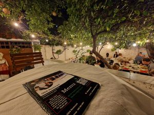 Gorgeous here at Oda's Garden in Tirana