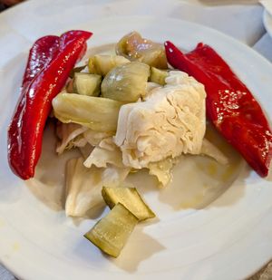 Pickled Salad at Oda's Garden in Tirana