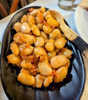 Lima beans at Oda's Garden in Tirana