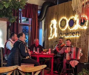 Live music at Oda's Garden in Tirana