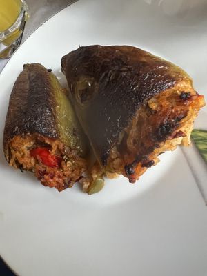 filled peppers   at Temi Albanian Food in Berat