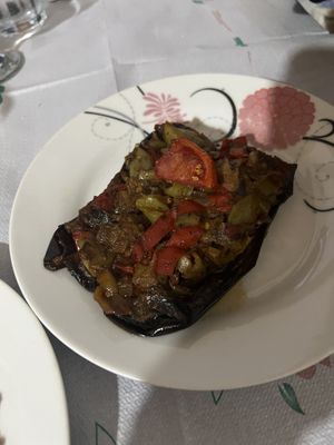 Stuffed aubergine   at Temi Albanian Food in Berat
