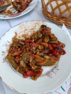 Okra at Temi Albanian Food in Berat