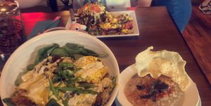 bowl & clam chowder  at No Bones Beach Club in Chicago