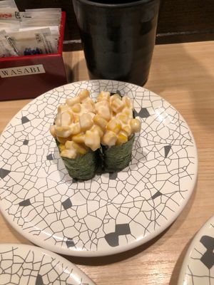 Corn mayonnaise at Daikisuisan in Osaka