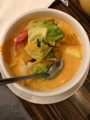Pumpkin curry  at LA Vegan in Los Angeles