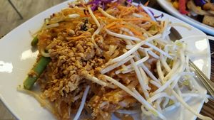 phad Thai at LA Vegan in Los Angeles