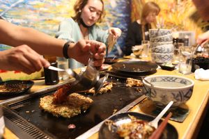 Lots of customizable options at Sakura Tei in Tokyo