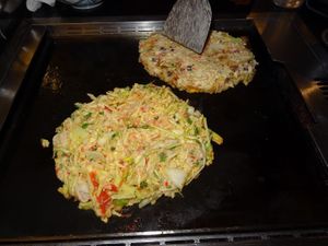 Cooked by my own ;) at Sakura Tei in Tokyo