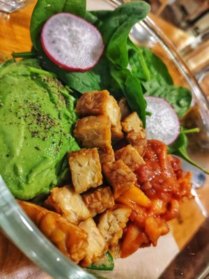 Pulled Jackfruit Bowl at Fittie Sense in Kuala Lumpur
