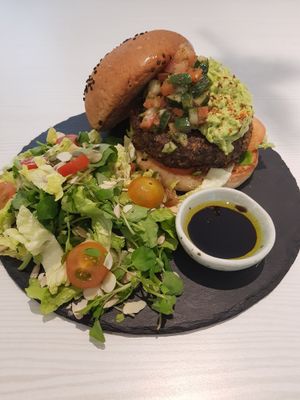 Vegan. Eden burger. at Fittie Sense in Kuala Lumpur
