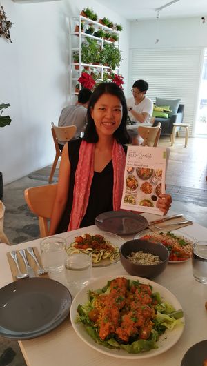 ?Vegan Harissa Skewers (vegan special available only on Monday) RM24
?Vegan Chilli con Carne RM19
?Zoodles Aglio Olio RM18

 at Fittie Sense in Kuala Lumpur