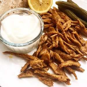 Vegan Chicken Style Shawerma  at Atrameez Products in Amman