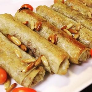 Vegan Muskhan Rolls at Atrameez Products in Amman