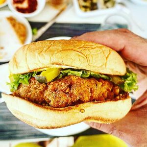 Vegan Crispy Chicken  at Atrameez Products in Amman