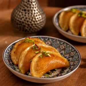 Vegan qatayef at Atrameez Products in Amman