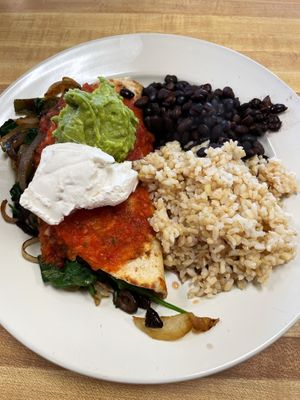 Vegan veggie quesadilla   at Golden Temple Natural Grocery & Cafe in Birmingham