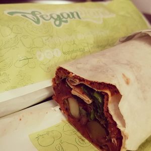 Vegan Cig Köfte Dürüm at Veganland in Bonn