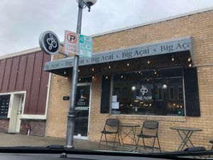 Outside at Big Acai Bowl in West Des Moines
