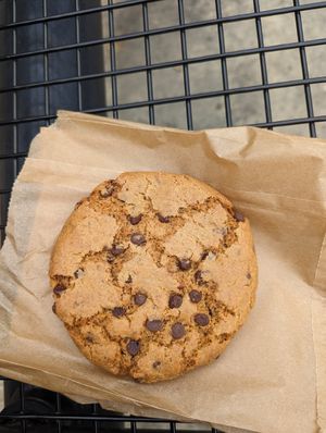 Vegan chocolate chip cookie at Jane The Bakery in San Francisco