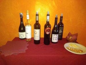 Alguns dos nossos vinhos e espumantes biológicos.
Some of our wines and organic sparkling wines. at Xerem Fusion Cuisine in Albufeira