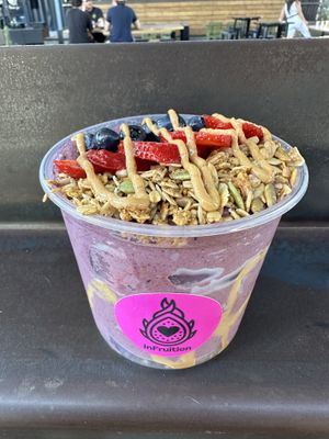 PB&J açaí bowl. DIVINE    at InFruition in Phoenix