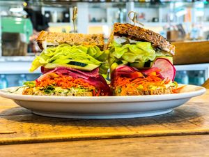   at Olive & Thyme in Toluca Lake