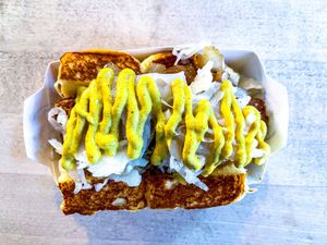   at Dog Haus in Burbank