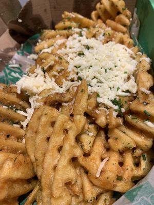 Waffle fries  at Oowee Vegan - Baldwin in Bristol