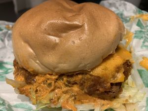 Chikn burger  at Oowee Vegan - Baldwin in Bristol